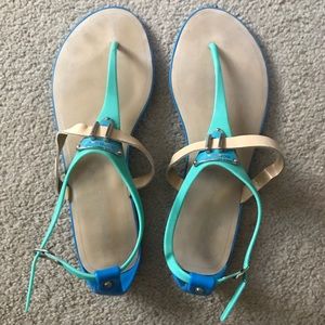 Turquoise Sandals
